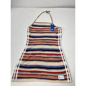Adidas Originals Ksenia Schnaider Stripe Knit Dress M Multicolor NWT